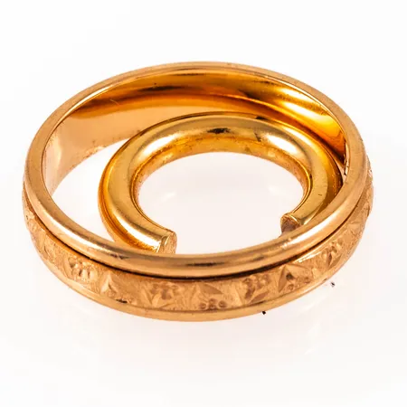 Diverse defekt / graverat guld 18K 7,9g.