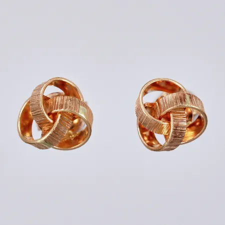 Ett par örhängen, Ø ca 8mm, 18K Vikt: 1,6 g