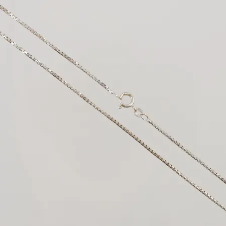 Kedja, venezia, 41,5cm, bredd: 1,6mm, Balestra, vitguld, 18K, 6,9g.