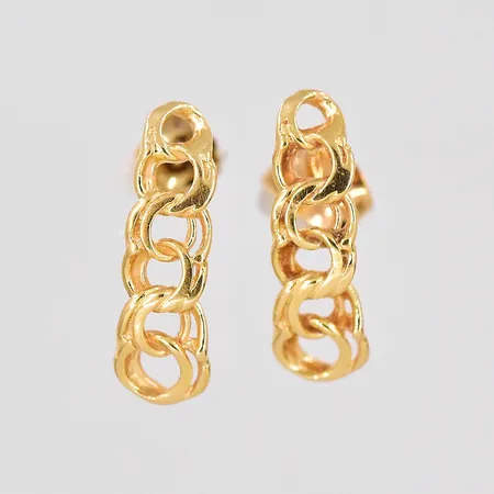 Ett par örhängen, Bismarck, 4,3x13,2mm, 18K Vikt: 0,9 g