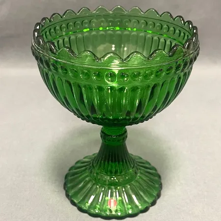 Skål Mariskooli, iittala/Marimekko, höjd ca 15cm, Ø ca 12cm, grön, etikettmärk. Skickas med paket.