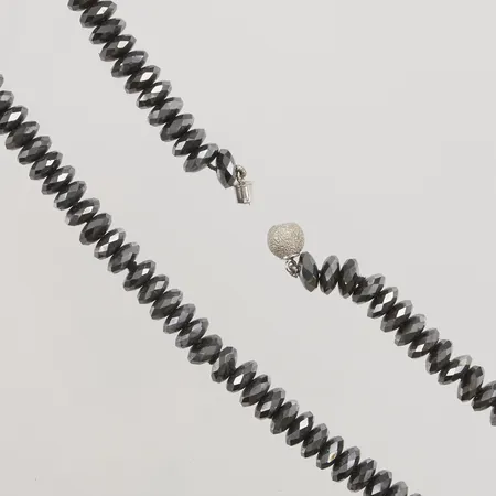 Stencollier, 45cm, bredd: 8,8mm, lås i oädel metall