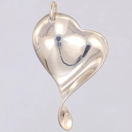 Hänge hjärta, 50mm, PGD, 925/1000 silver Vikt: 8,5 g