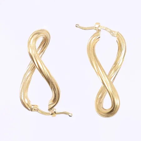 Ett par örhängen, 30x14mm, 18K Vikt: 7,3 g