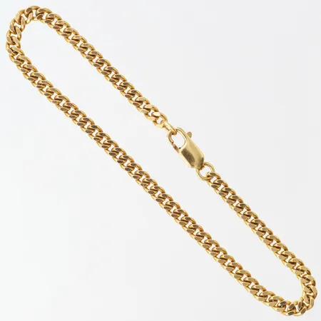 Armband Pansar, längd 19cm, bredd 3,3mm, 18K. Vikt: 8,7 g