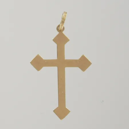 Kors, längd 3,4 cm, 18K Vikt: 0,9 g