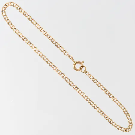 Armband Bismarck, längd 21,5cm, bredd 2,3mm, 18K. Vikt: 1,6 g