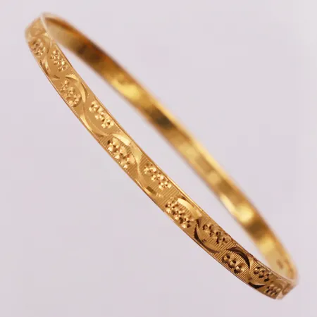 Armring, mönstrad, Ø61mm, bredd 4,4mm, 22K Vikt: 17 g