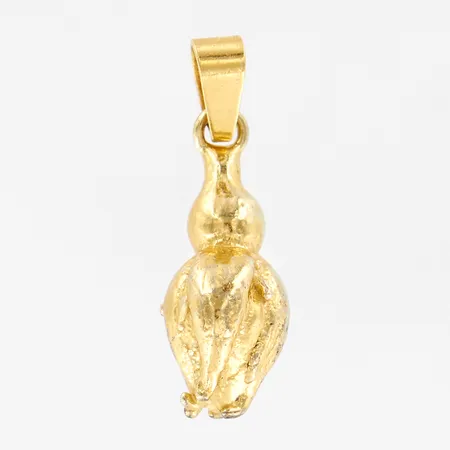 Hänge Flora Danica, förgyllt, ca 24mm, 925/1000 Silver Vikt: 4 g