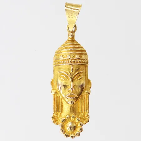 Hänge, längd inkl ögla ca 35mm, bredd ca 10mm, 18K Vikt: 4 g