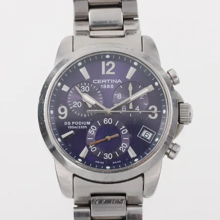 Herrur Certina DS PODIUM, diameter ca 40 mm,fungerar,någon repa.