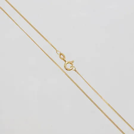 Kedja, Pansar, längd 42cm, bredd 1mm, 9K Vikt: 1,5 g