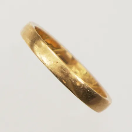 Ring, slät, gravyr, 18K Vikt: 3,8 g