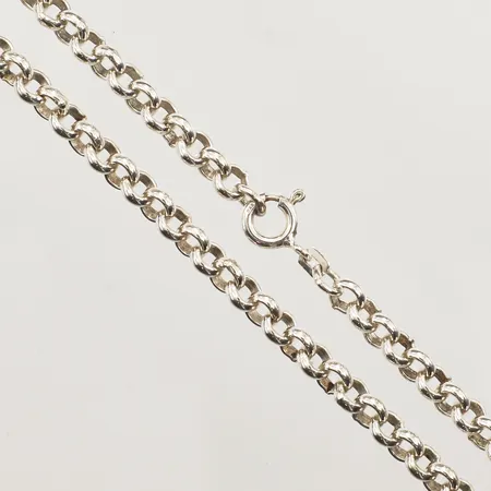Kedja Ärtlänk, längd 67cm, bredd 5mm, silver 925/1000 Vikt: 37,2 g