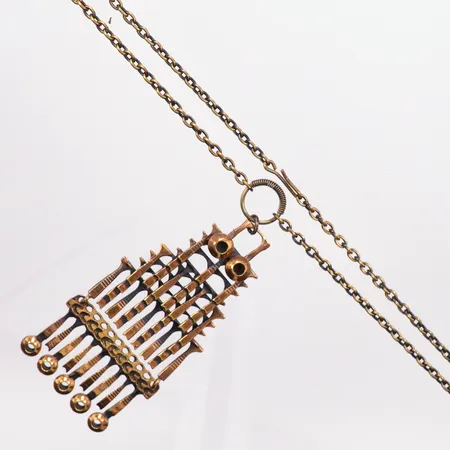 Collier brons P. Sarpeneva längd 65cm