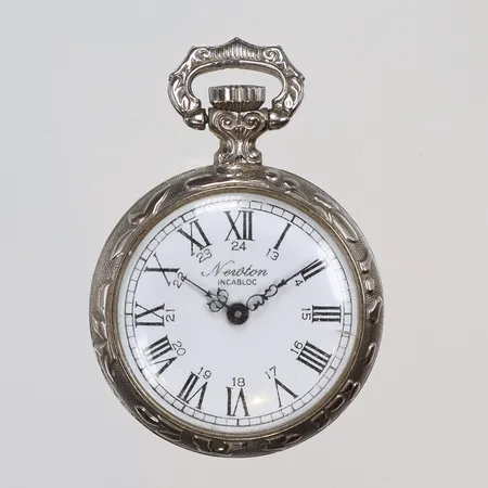 Fickur Newton Ø30mm, med slitage, vitmetall, defekt, går ej