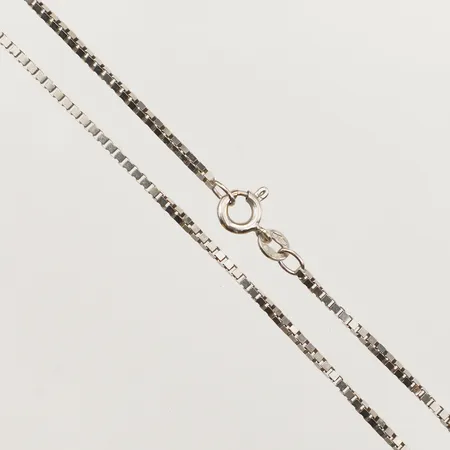 Kedja Venezia, vitguld, ca 50cm, bredd 1,3mm, Italien, 18K Vikt: 7 g