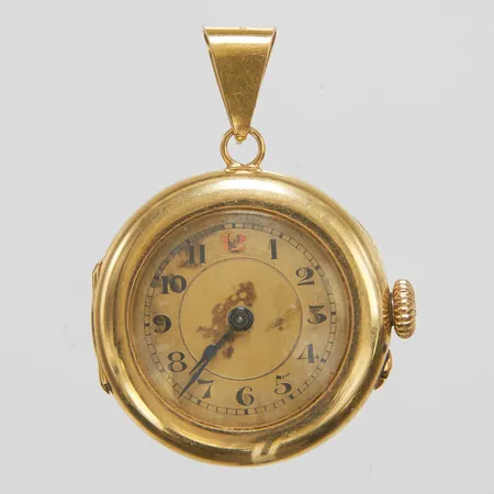 Hängur, skadad urtavla, 14K