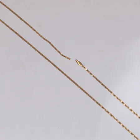 Kedja, defekt 18K Vikt: 1,3 g