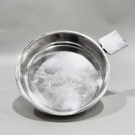 Askfat, Ø18,5cm, möbeltassar på undersidan, W.A BOLIN, silver 830/1000