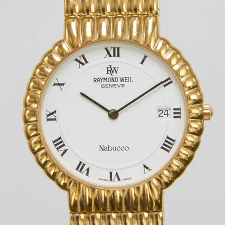 Armbandsur Raymond Weil,  4805-2, guld på stål, inga tillbehör Vikt: 86,2 g