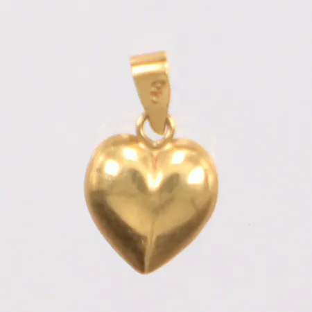 Hänge Hjärta, längd 14mm, bredd 8,2mm, 18K Vikt: 0,3 g