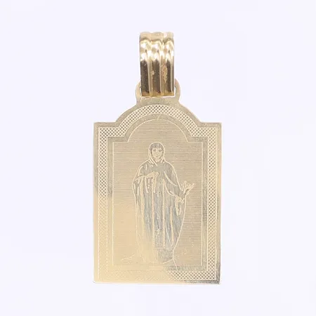 Hänge, 45x23mm, ostämplad, 14K Vikt: 4,3 g