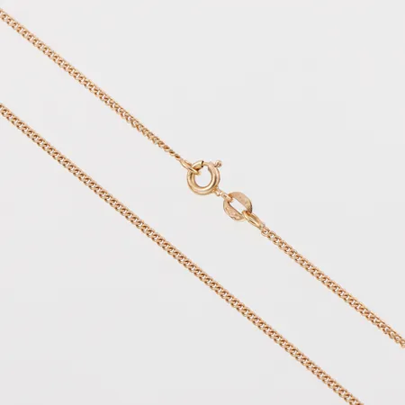 Collier Pansar,längd ca 42 cm, bredd 1.4 mm,18k. Vikt: 3,4 g