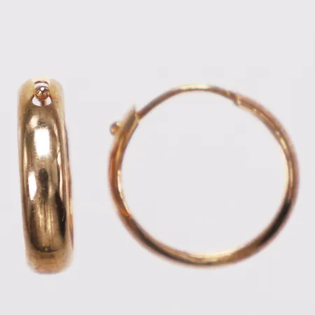 Ett par örhängen, 13mm, Guldfynd, 18K Vikt: 0,8 g