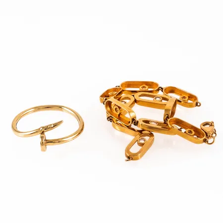 Diverse defekt guld. 2,0g i 18K & 8,3g i 21K.