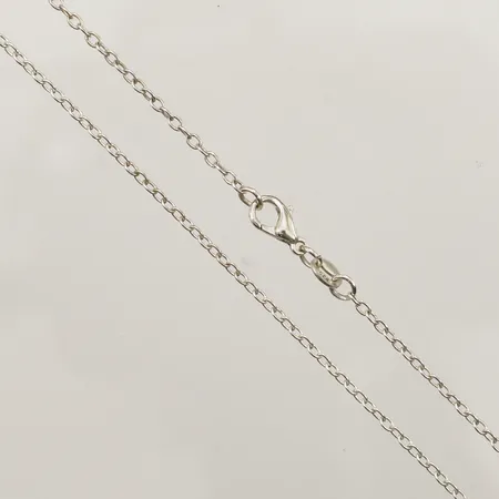 Kedja rundad Ankar ca 52cm, bredd 1,8mm, öppen ögla, 925/1000 silver Vikt: 2,2 g