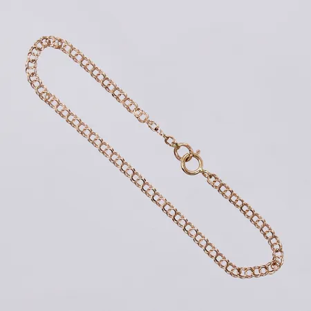 Armband Bismarck, längd ca 16,8cm, bredd ca 3mm, 18K Vikt: 1,9 g