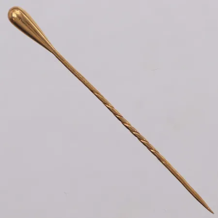 Kravattnål, bucklor, 18K Vikt: 1,1 g