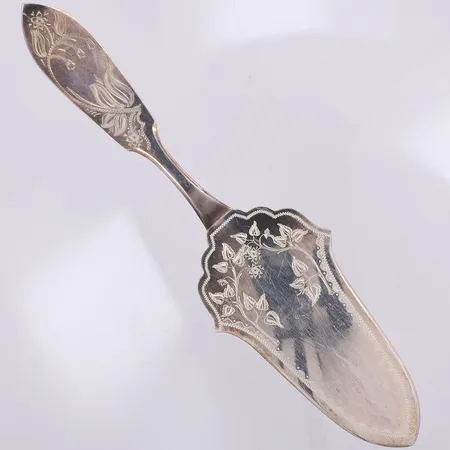 Tårtspade modell Tornedal, 23cm, Fritz Olsson år 1967, 830/1000 silver Vikt: 65,4 g