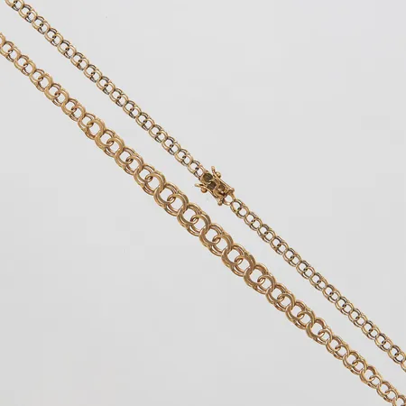 Collier, Bismarck, doserad, längd ca 44cm, bredd 3,4-6,5mm, år 1929 Vikt: 9,2 g