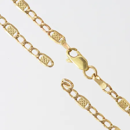 Kedja, defekt, 14K. Vikt: 2,2 g