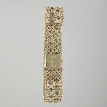 Armband X-länk, längd 19 cm, bredd 1,5 cm,18K Vikt: 40,5 g