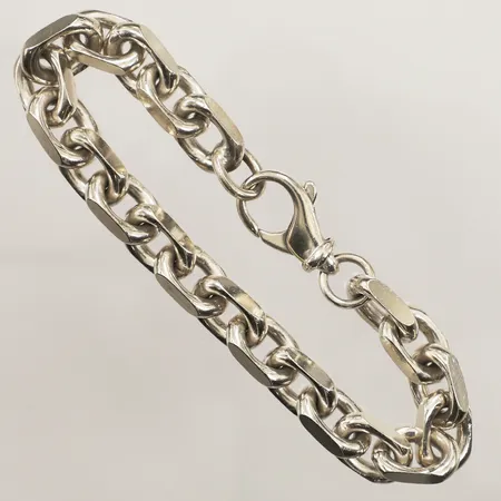 Armband Ankar, längd 22cm, bredd 9,6mm, silver 925/1000 Vikt: 61,9 g