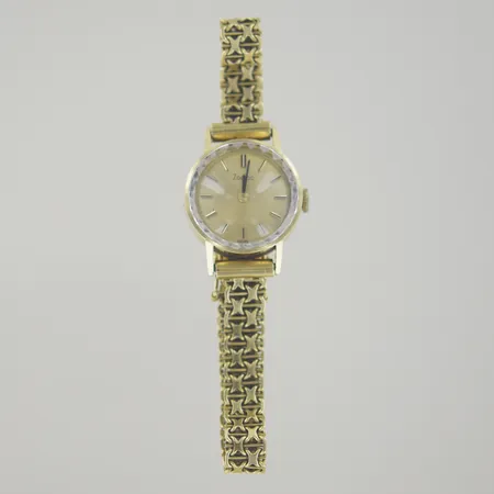 Damur Zodiak, diam 20 mm, längd 17,5 cm, bredd 7 mm, 18K