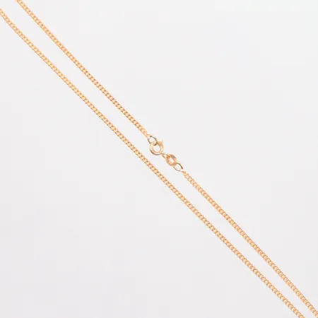 Halskedja, Pansar, längd 41,5cm, bredd 1,70mm, 18k Vikt: 5 g