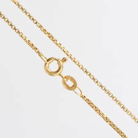 Kedja, Venezia, längd 44cm, bredd ca 1mm, UnoAerre, 18K Vikt: 4,2 g