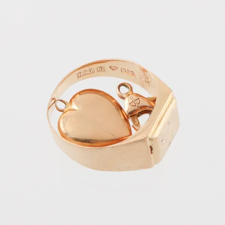 Trasigt guld,18k. Vikt: 5,7 g