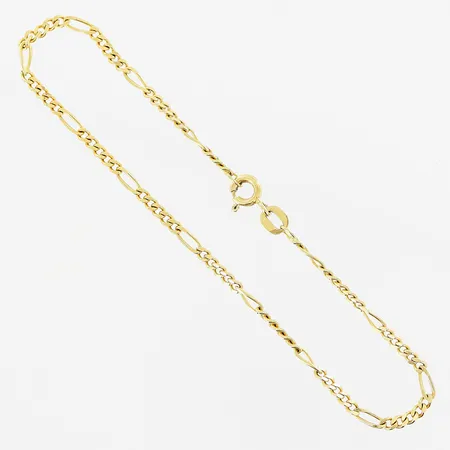 Armband, 18cm, bredd 2mm, 18K. Vikt: 2,6 g