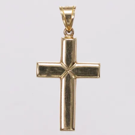 Hänge, kors, 35mm, 14K Vikt: 1,3 g