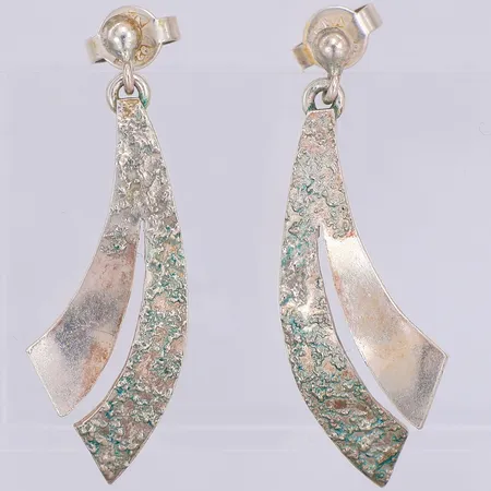 Ett par örhängen, 38mm, Fors år 1992, 830/1000 silver Vikt: 3,6 g