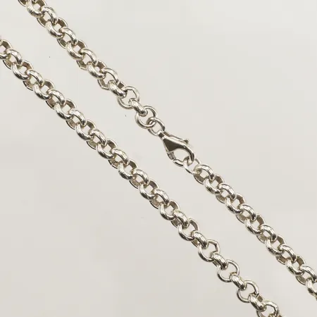 Kedja Ärtlänk, längd 70cm, bredd 5,5mm, silver 925/1000 Vikt: 49,6 g