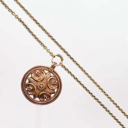 Collier Kalevala koru brons längd 80cm