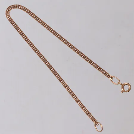 Armband, längd 19cm, bredd 2,4mm, roséguld, 14K Vikt: 3,1 g
