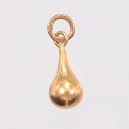 Hänge droppe, längd 16mm, bredd 6mm, 18K Vikt: 0,4 g