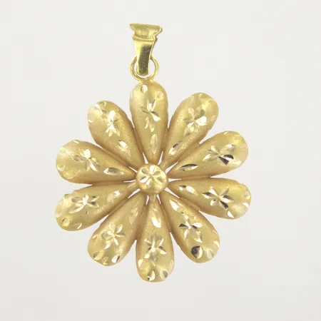 Hänge, längd 4 cm, bredd 3 cm, 21K Vikt: 3,1 g